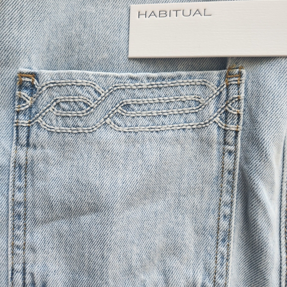 Habitual Soft Blue Denim Shirt - Picture 6 of 7